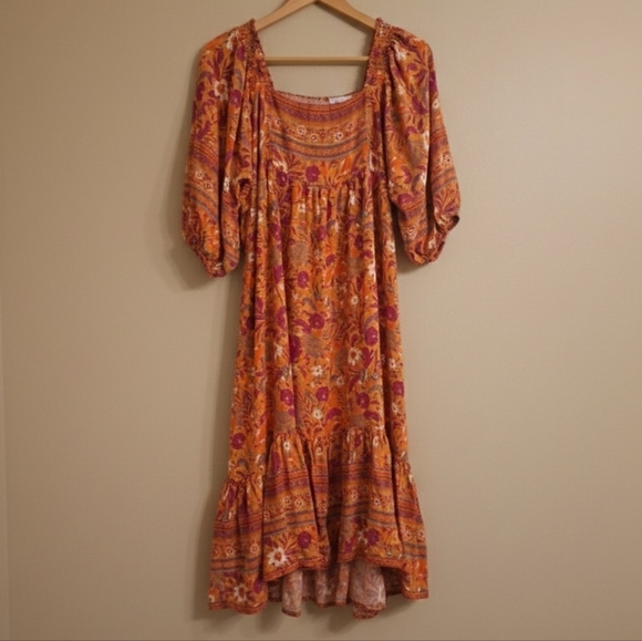 Umgee Dresses & Skirts - Umgee Boho High-Low Floral Maxi Dress